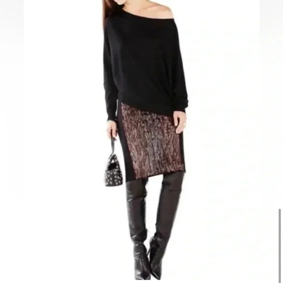 BCBGMaxAzria Dresses & Skirts - BCBGMAXAZRIA | Leopard Cheetah Faux Fur Formal Pencil Skirt Size XXS NWOT